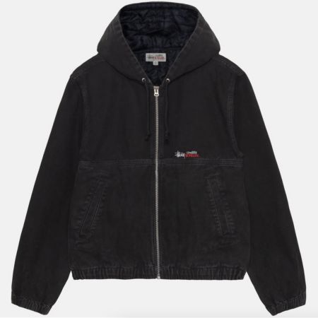 Stüssy Work Jacket Unlined Canvas Black