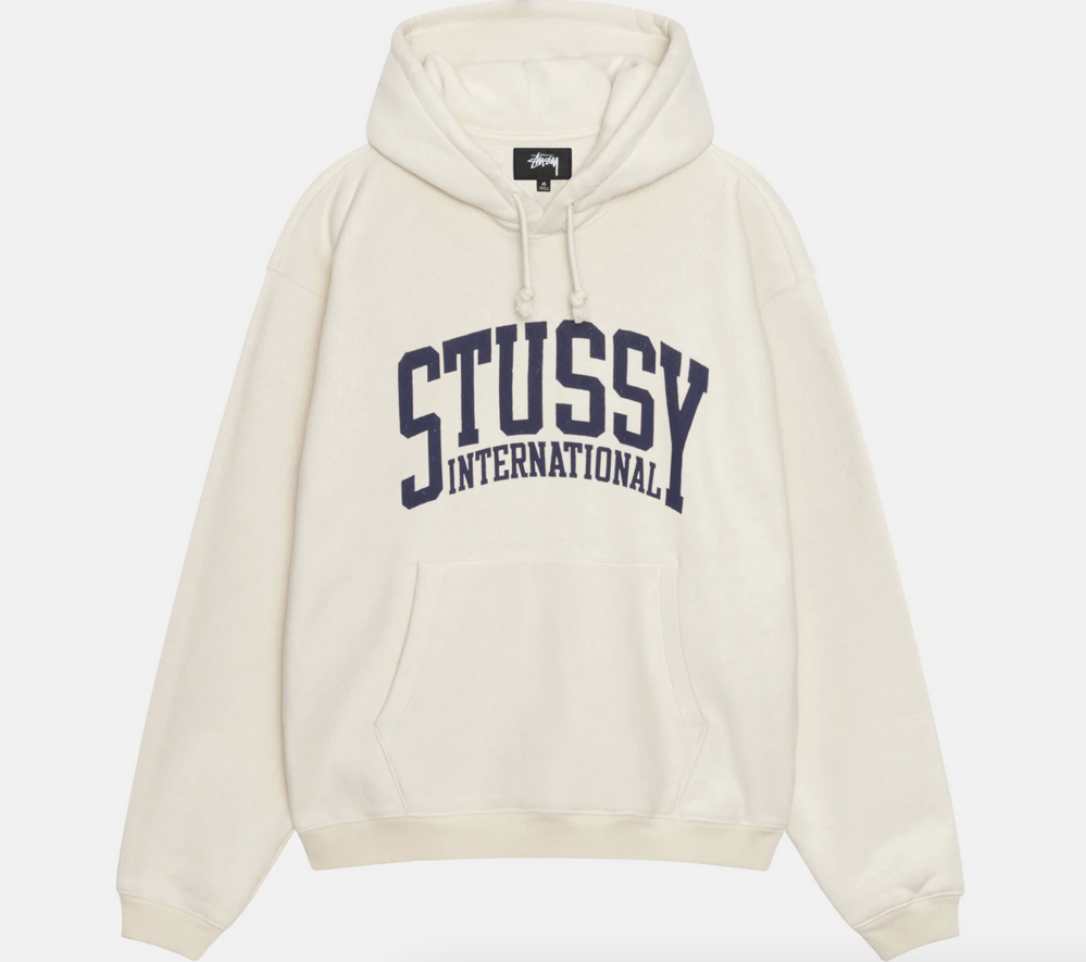 Stüssy International Relaxed Hoodie Ivory