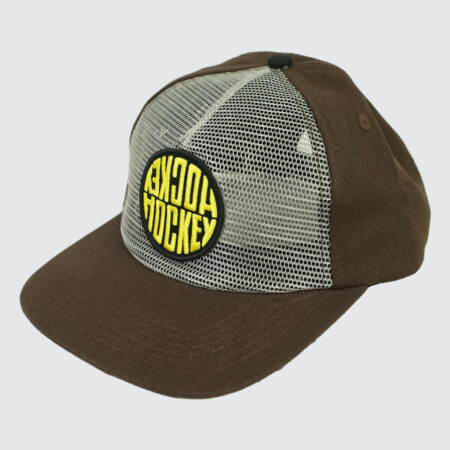 Hockey Sewer Reverse Trucker Cap Brown