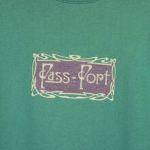 Pass~Port Plume Crewneck Washed Out Teal Pass~Port Plume Crewneck Washed Out Teal