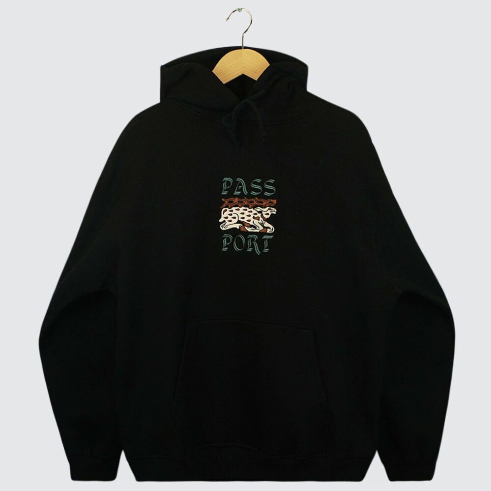 Pass~Port Antler Hoodie Black - LOBBY Online Skateshop