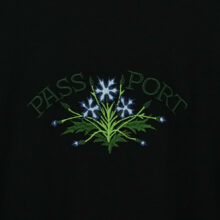 Pass~Port Bloom Organic T-Shirt Black Pass~Port Bloom Organic T-Shirt Black