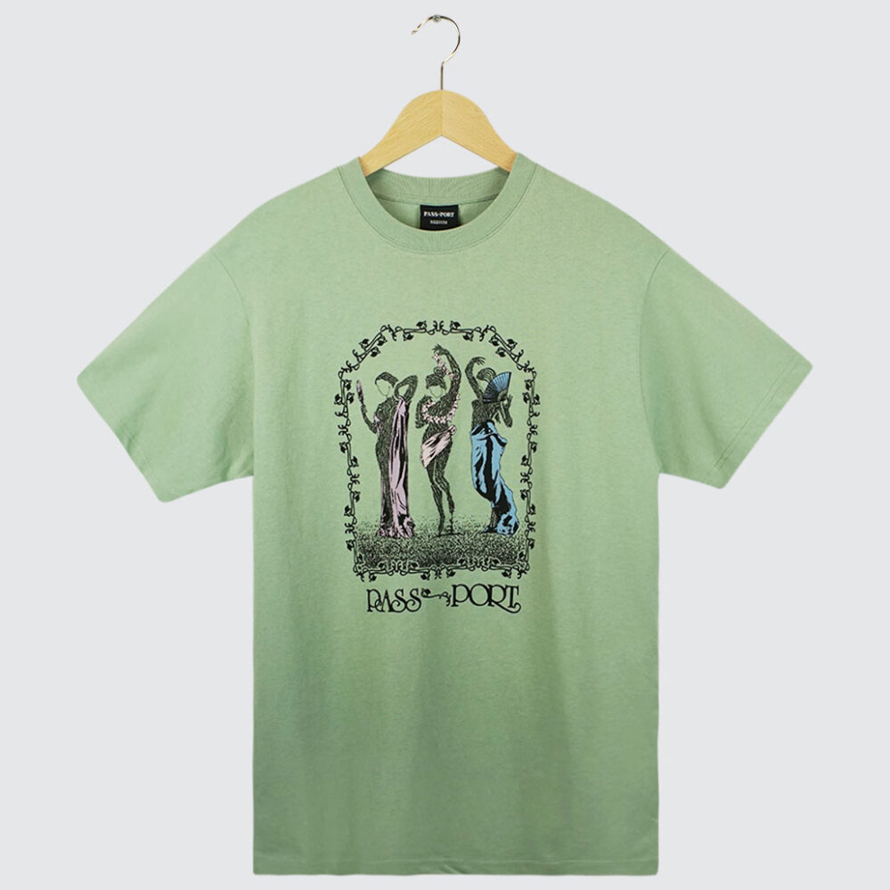 Pass~Port Stem Sirens T-Shirt Stonewash Green