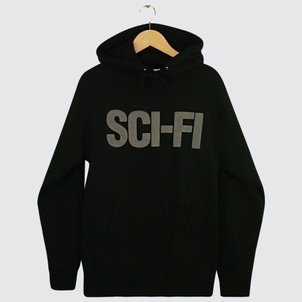 Sci-Fi Fantasy Logo Hoodie Black