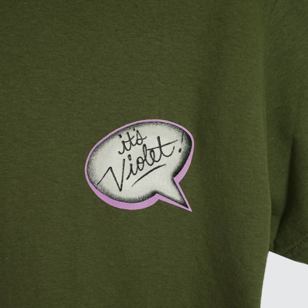 Violet Kader Put Your Money Where Your Mouth is T-Shirt Khaki Violet Kader Put Your Money Where Your Mouth is T-Shirt Khaki