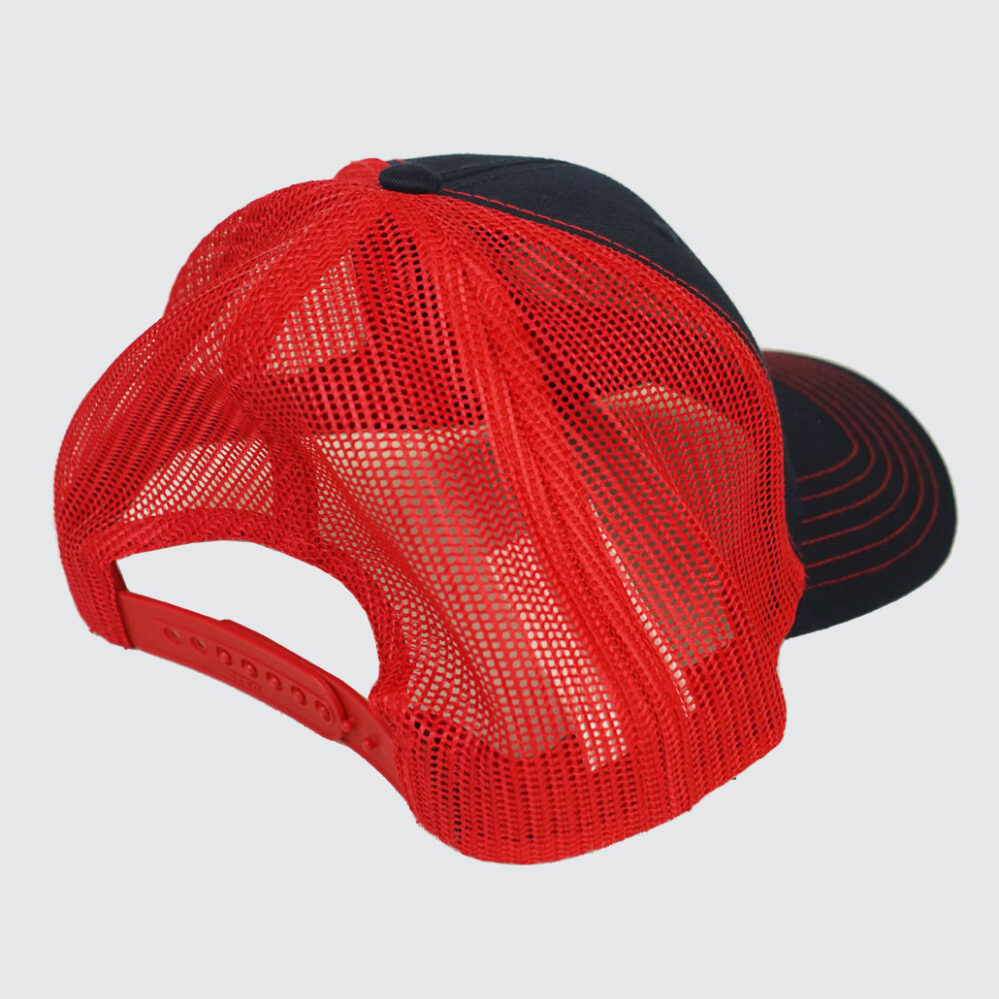 Fucking Awesome Mechanics Six Panel Mesh Cap Navy Red