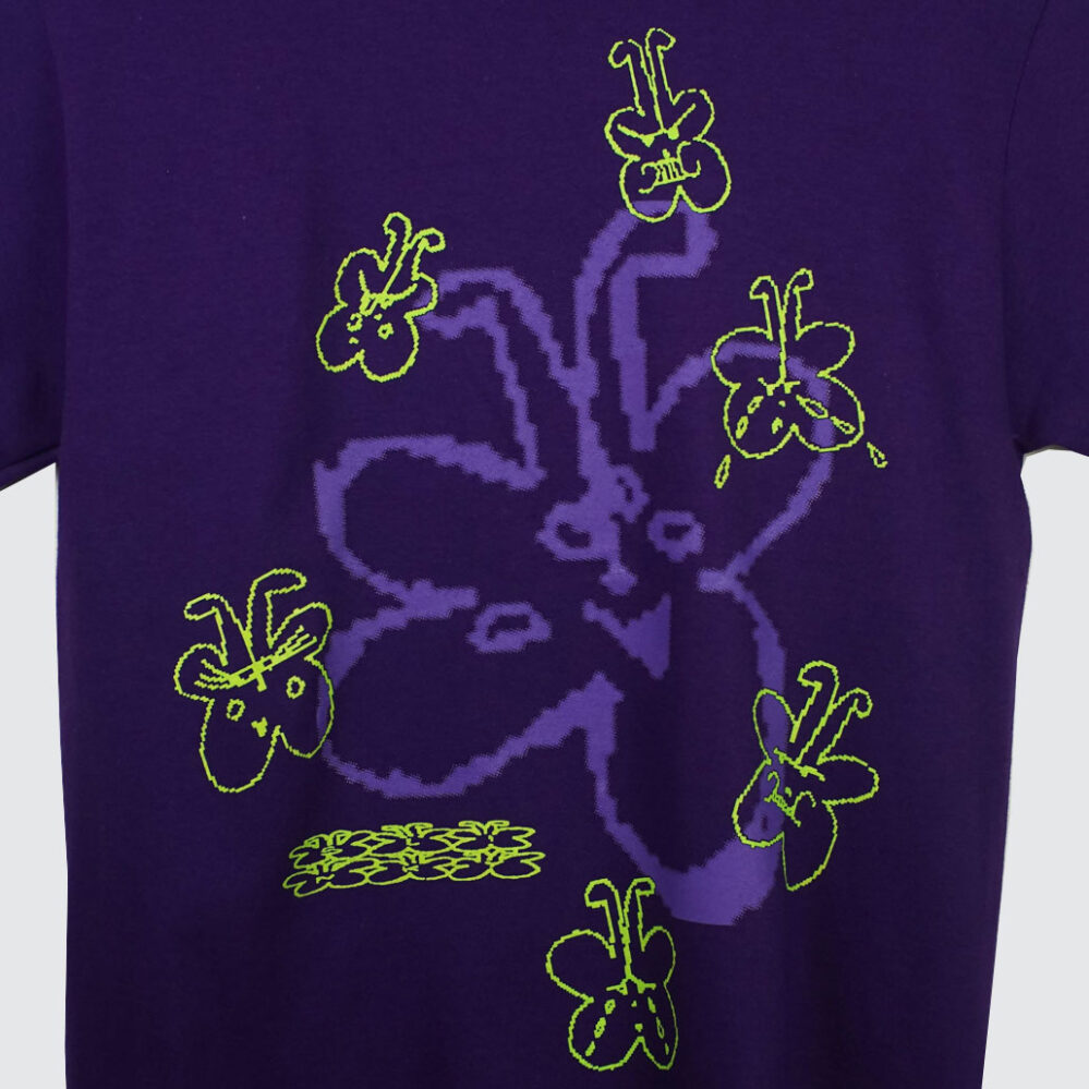Slinky Butterfly T-Shirt Purple