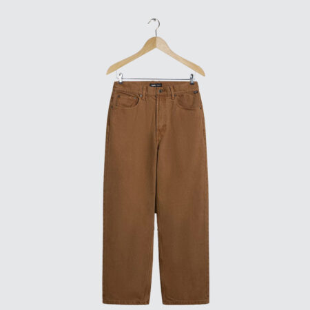 Vans Check-5 Baggy Denim Pants Brown