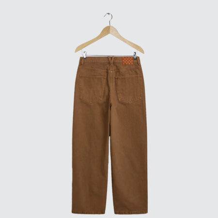 Vans Check-5 Baggy Denim Pants Brown