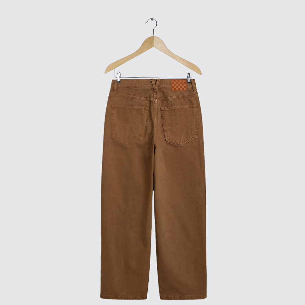 Vans Check 5 Baggy Denim Pants Brown