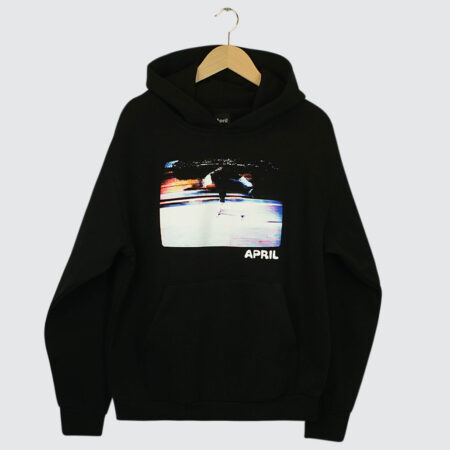 April Skateboards Guy 1990 Hoodie Black April Skateboards Guy 1990 Hoodie Black