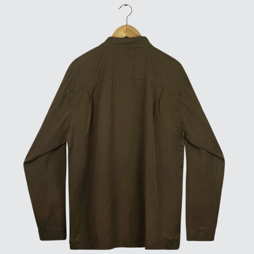 Cleptomanicx Easy L/S Shirt Shitake Cleptomanicx Easy L/S Shirt Shitake