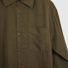 Cleptomanicx Easy L/S Shirt Shitake Cleptomanicx Easy L/S Shirt Shitake