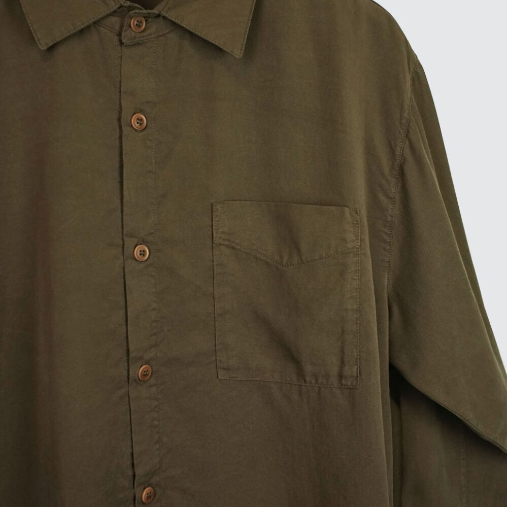 Cleptomanicx Easy L/S Shirt Shitake Cleptomanicx Easy L/S Shirt Shitake