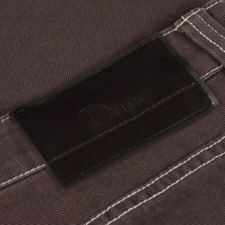 Dime Classic Denim Shorts Brown Washed