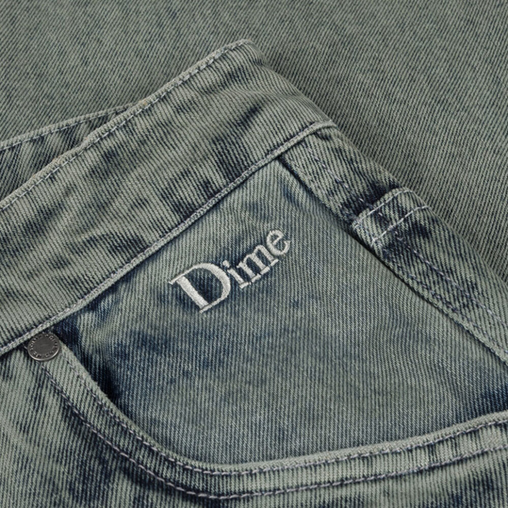 Dime Classic Relaxed Denim Pants Overdyed Forest Dime Classic Relaxed Denim Pants Overdyed Forest