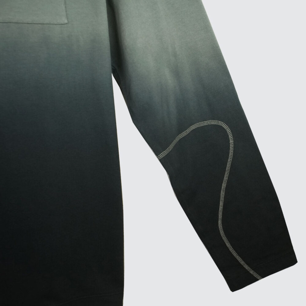 【DIME】Gradient LS Shirt - Charcoal Shop Dime Gradient LS Shirt Charcoal at itk online store
