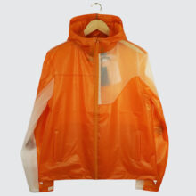 Dime Translucent Tech Jacket Orange Dime Translucent Tech Jacket Orange