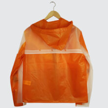 Dime Translucent Tech Jacket Orange Dime Translucent Tech Jacket Orange
