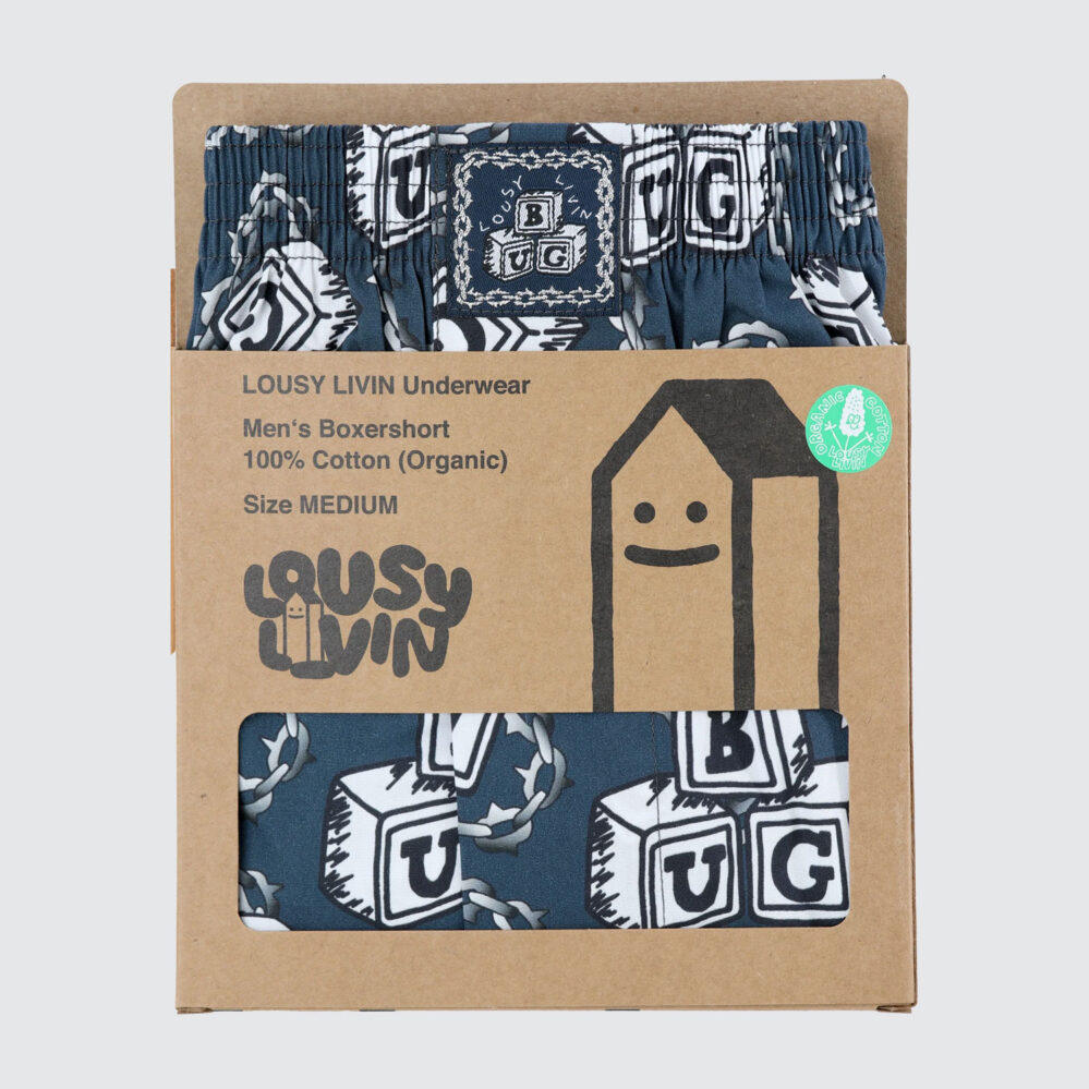 Lousy Livin X Bug Boxers Grey