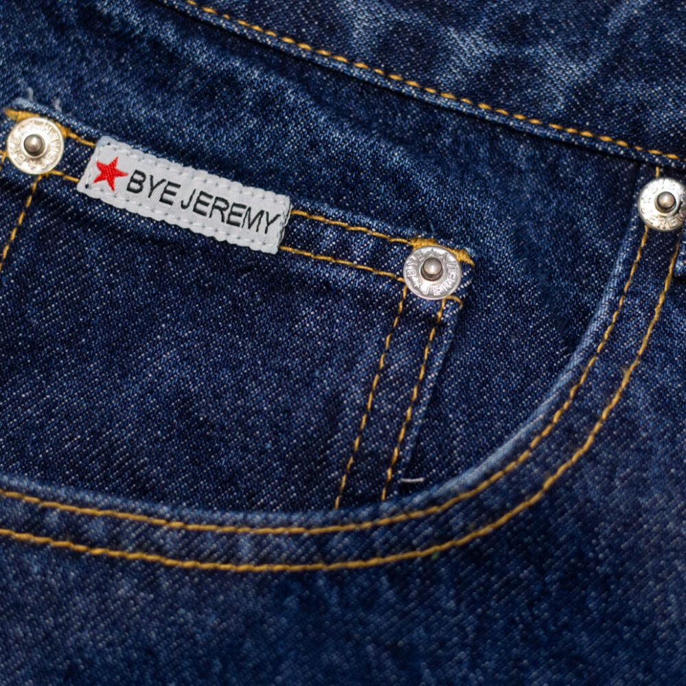 bye Jeremy デニム　ショーツ Bye Jeremy Jeremy's Denim Shorts Blue - LOBBY Online Skateshop