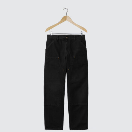 Carhartt WIP Double Knee Pant Canvas Black Aged Carhartt WIP Double Knee Pant Canvas Black Aged