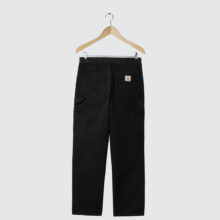Carhartt WIP Double Knee Pant Canvas Black Aged Carhartt WIP Double Knee Pant Canvas Black Aged