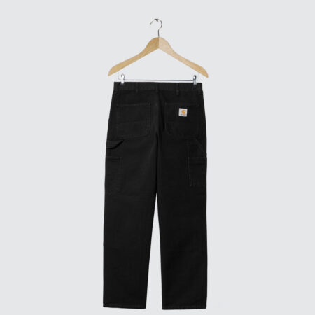 Carhartt WIP Double Knee Pant Canvas Black Aged Carhartt WIP Double Knee Pant Canvas Black Aged