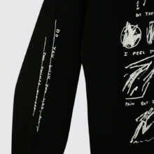 Polar Skate Co. Sad at Times Dave Hoodie Black Polar Skate Co. Sad at Times Dave Hoodie Black