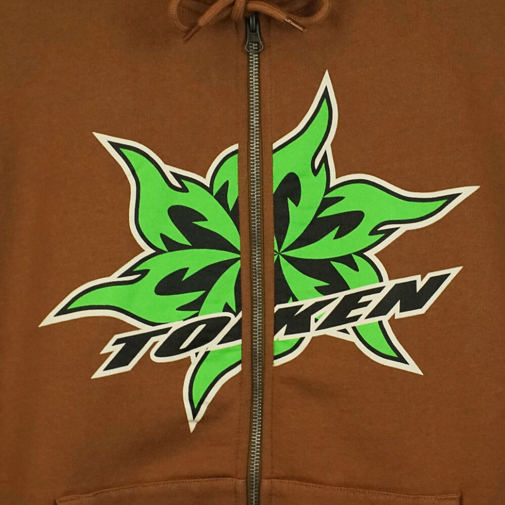 Token Beyond Zip Hoodie Rust