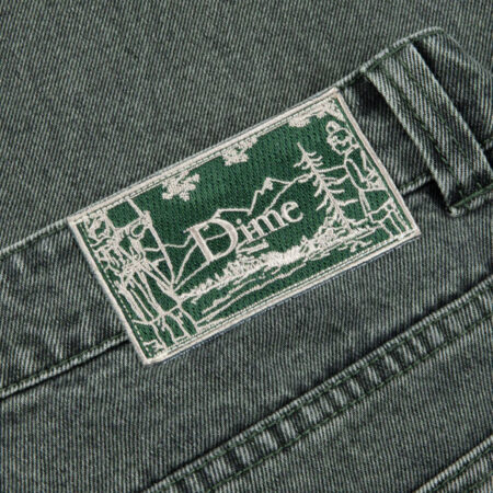 Dime Classic Relaxed Denim Pants Faded Green