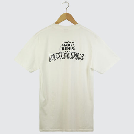 Fucking Awesome God Rides FA T-Shirt White Fucking Awesome God Rides FA T-Shirt White