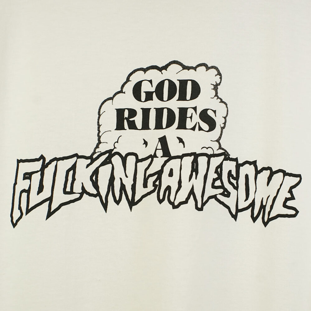 Fucking Awesome God Rides FA T-Shirt White