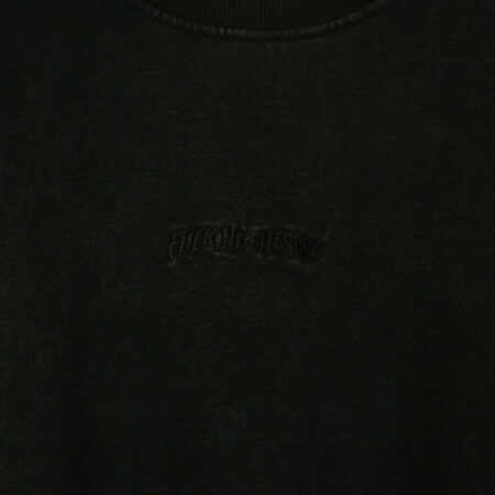 Fucking Awesome Little Stamp Snow Wash Crewneck Black Fucking Awesome Little Stamp Snow Wash Crewneck Black
