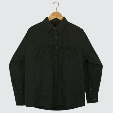 Fucking Awesome Stamp Logo Chambray Shirt Grey Fucking Awesome Stamp Logo Chambray Shirt Grey