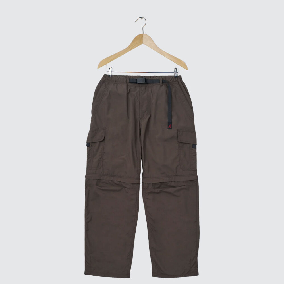Gramicci Convertible Micro Ripstop Pant Deep Brown