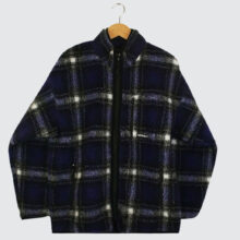 Gramicci Shadow Plaid Sherpa Jacket Purple Gramicci Shadow Plaid Sherpa Jacket Purple