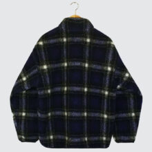 Gramicci Shadow Plaid Sherpa Jacket Purple Gramicci Shadow Plaid Sherpa Jacket Purple