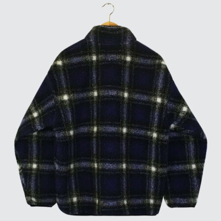Gramicci Shadow Plaid Sherpa Jacket Purple Gramicci Shadow Plaid Sherpa Jacket Purple