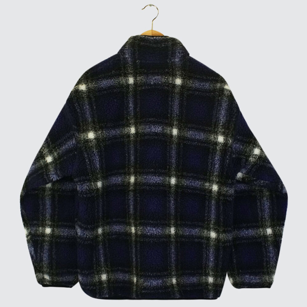 Gramicci Shadow Plaid Sherpa Jacket Purple Gramicci Shadow Plaid Sherpa Jacket Purple