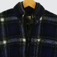 Gramicci Shadow Plaid Sherpa Jacket Purple Gramicci Shadow Plaid Sherpa Jacket Purple