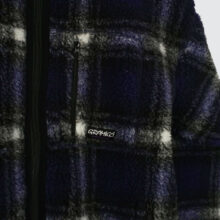 Gramicci Shadow Plaid Sherpa Jacket Purple Gramicci Shadow Plaid Sherpa Jacket Purple