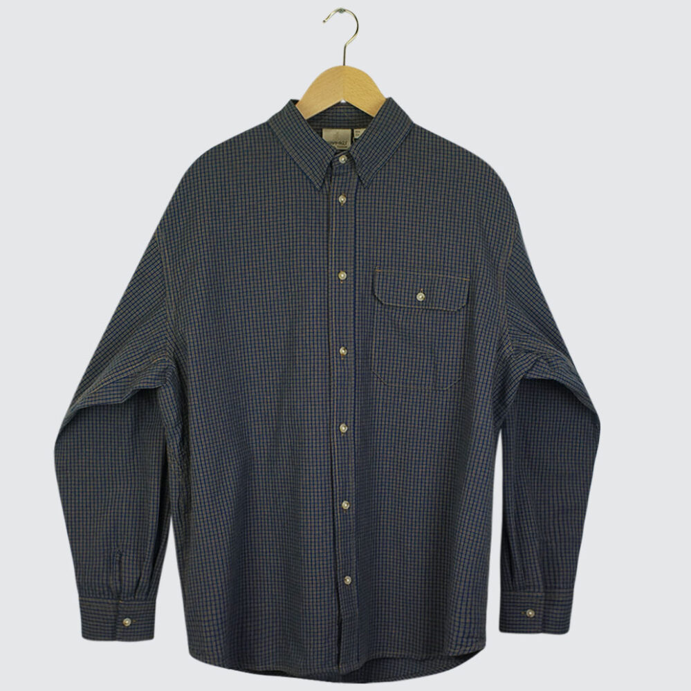 Gramicci Checkered Stance Shirt Sierra Check Navy