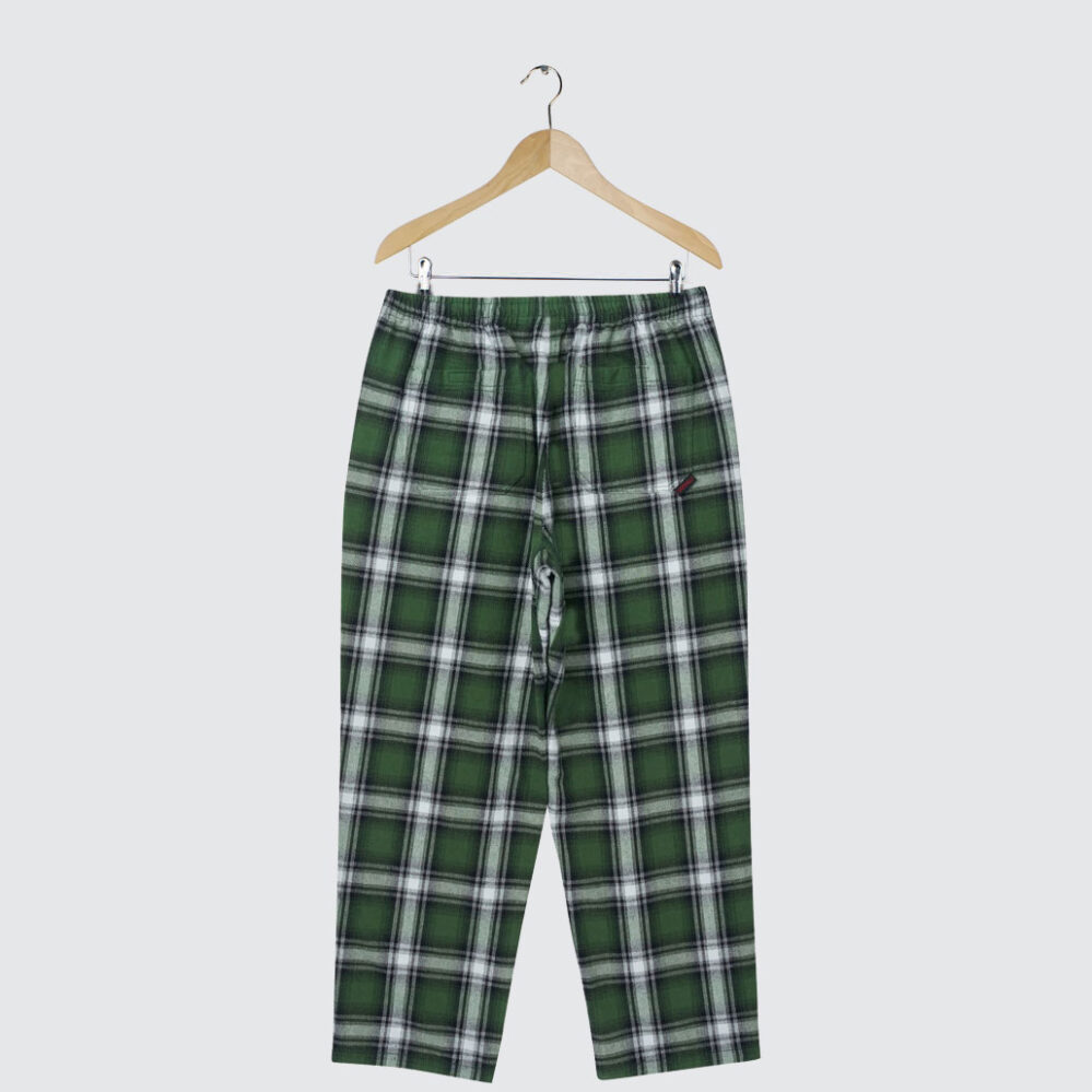 Gramicci Swell Flannel Checkered Pant Big Check Green