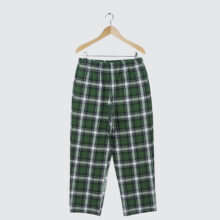 Gramicci Swell Flannel Checkered Pant Big Check Green
