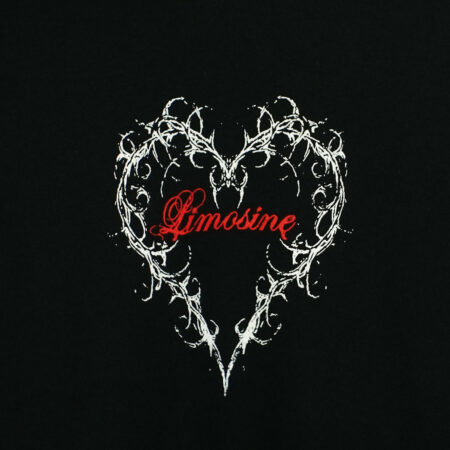 Limosine Skateboards Heart T-Shirt Black Limosine Skateboards Heart T-Shirt Black