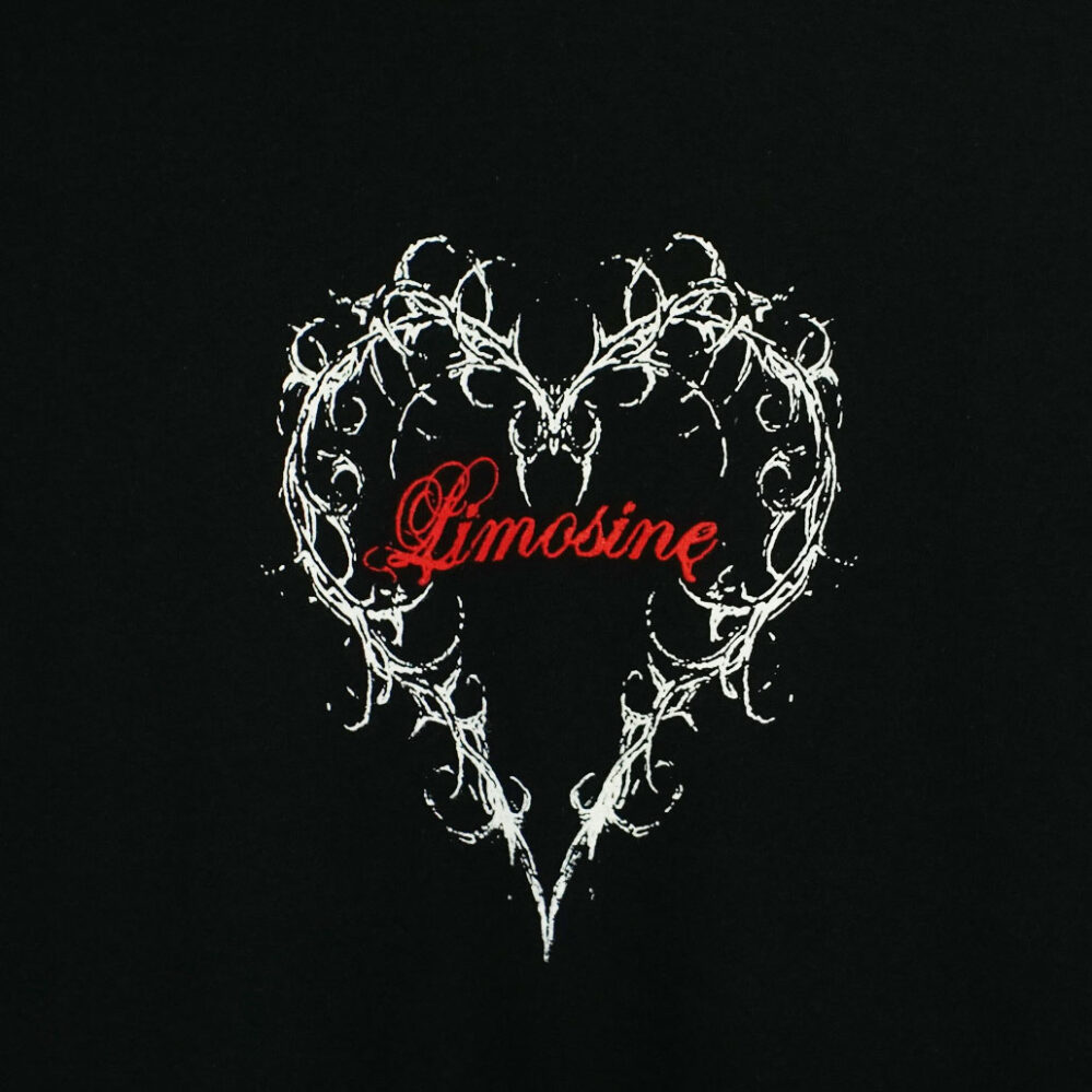 Limosine Skateboards Heart T-Shirt Black Limosine Skateboards Heart T-Shirt Black