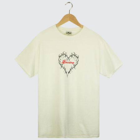Limosine Skateboards Heart T-Shirt White Limosine Skateboards Heart T-Shirt White