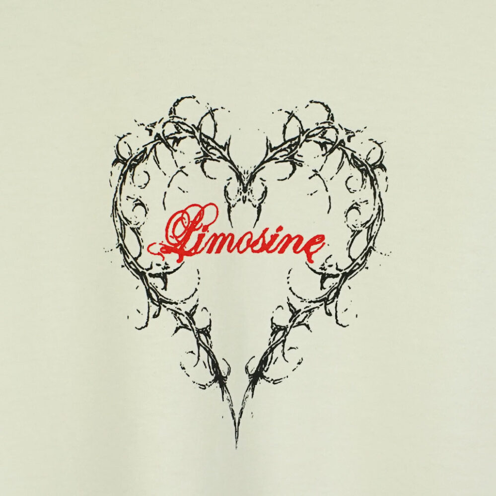 Limosine Skateboards Heart T-Shirt White Limosine Skateboards Heart T-Shirt White