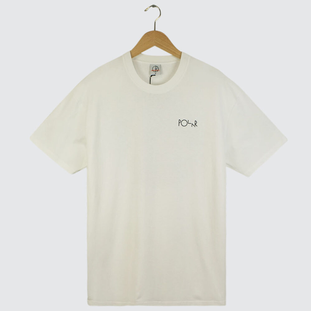 Polar Skate Co. Fill Logo Burnside 2084 T-Shirt White